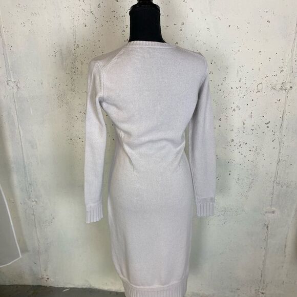 #141 ARMANI Cashmere Wool Blend Midi Sweater Dress - Picture 5 of 14